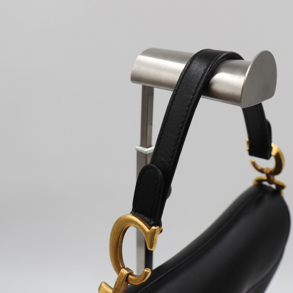 Christian Dior Saddle Bag Schwarz Small