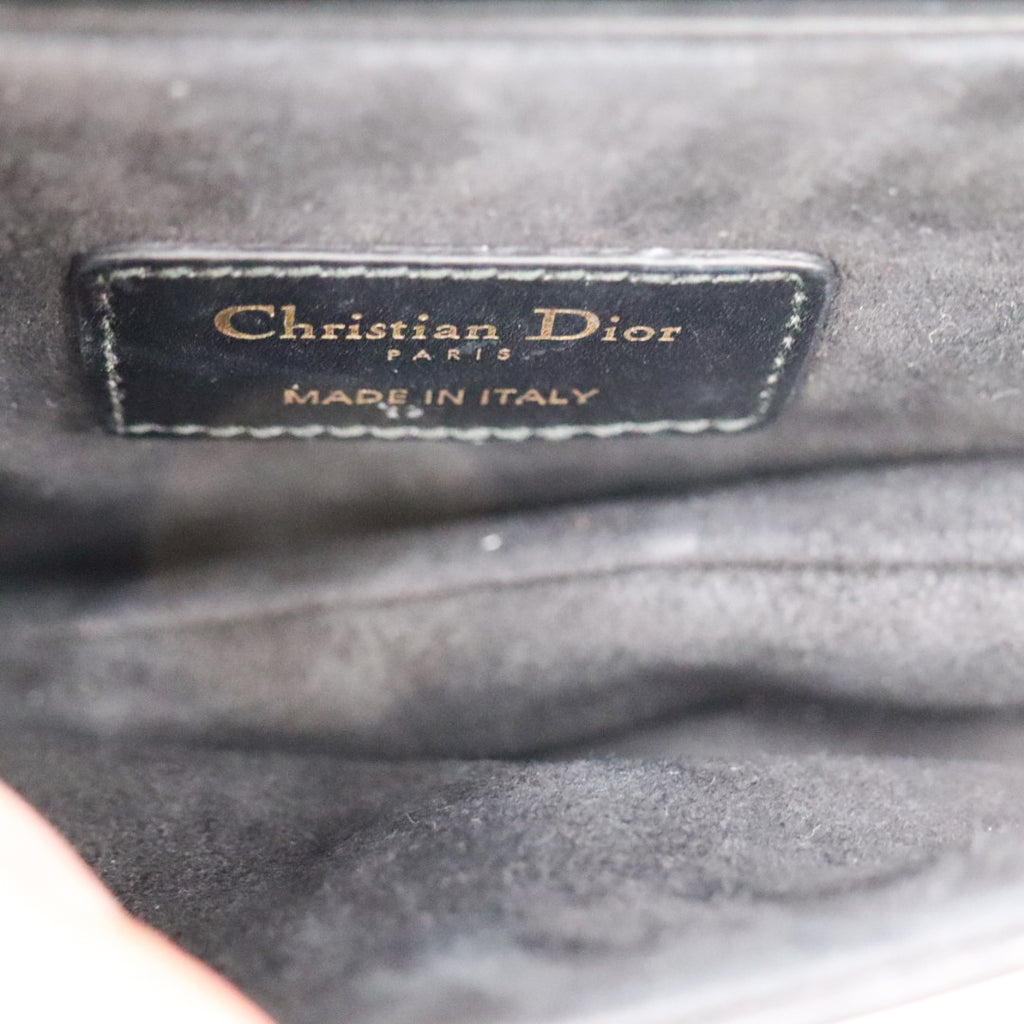 Christian Dior Saddle Bag Schwarz Small
