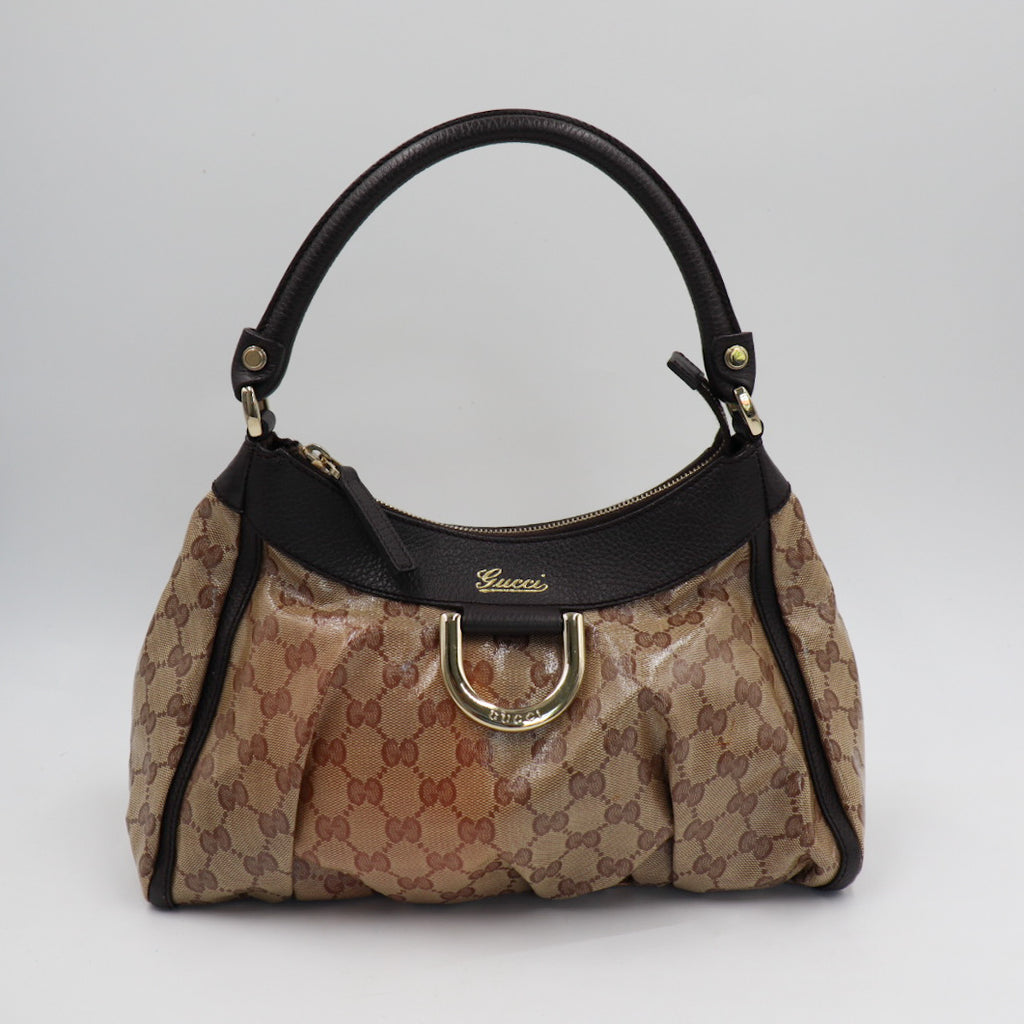 Gucci GG D-Ring Crystal Monogramm