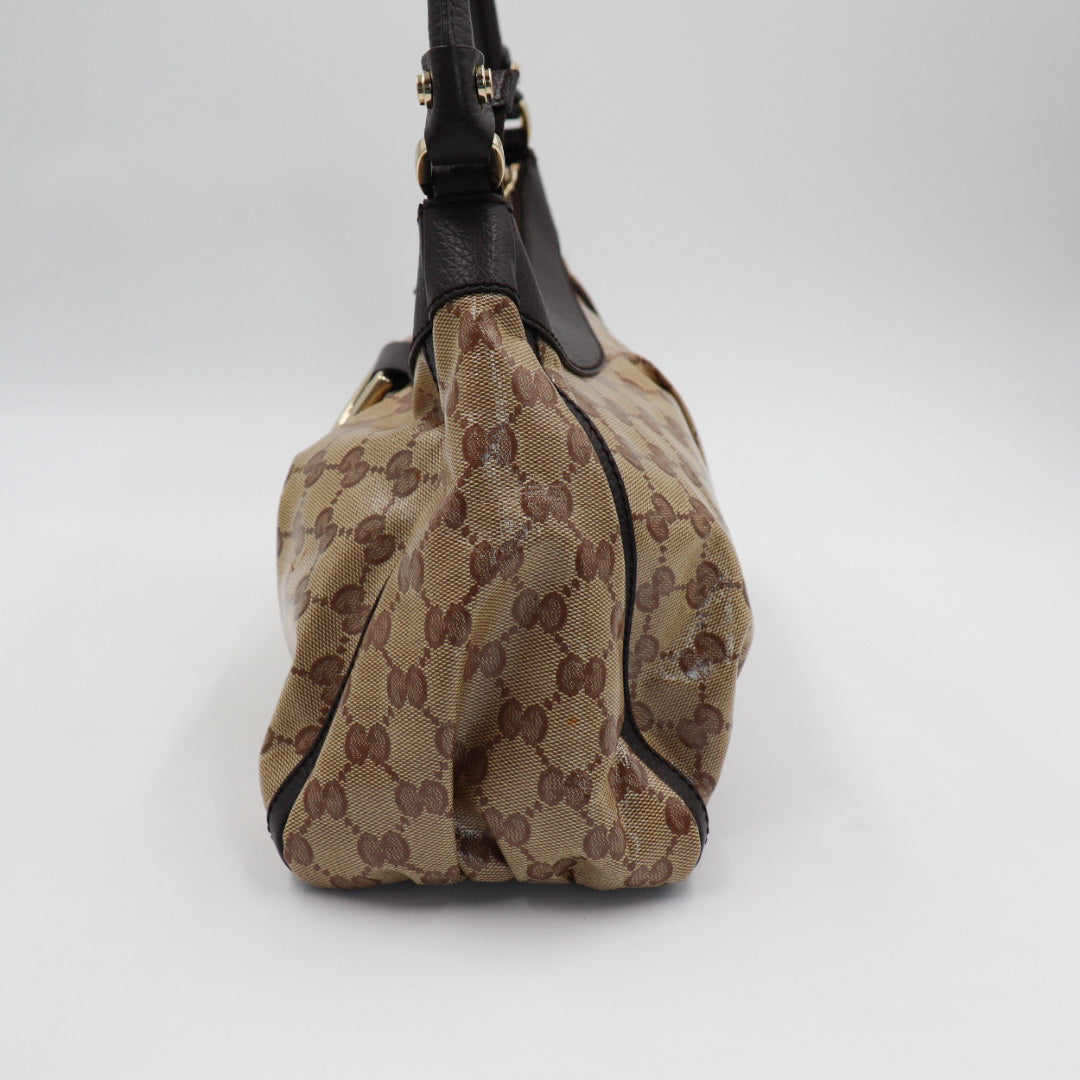 Gucci GG D-Ring Crystal Monogramm