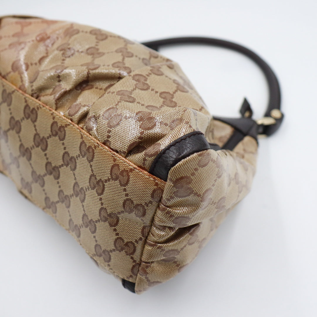 Gucci GG D-Ring Crystal Monogramm