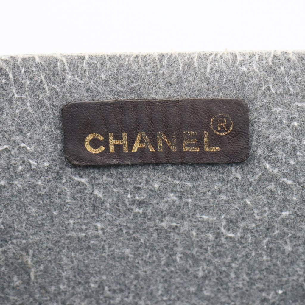 Chanel Rubber Shopper Tote Schwarz