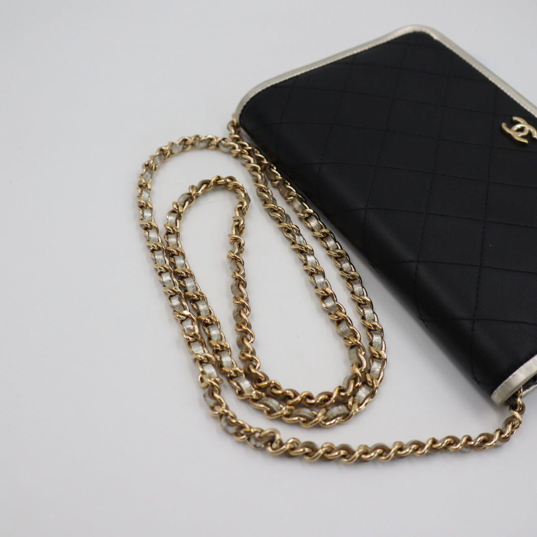Chanel Matelasse Wallet on Chain