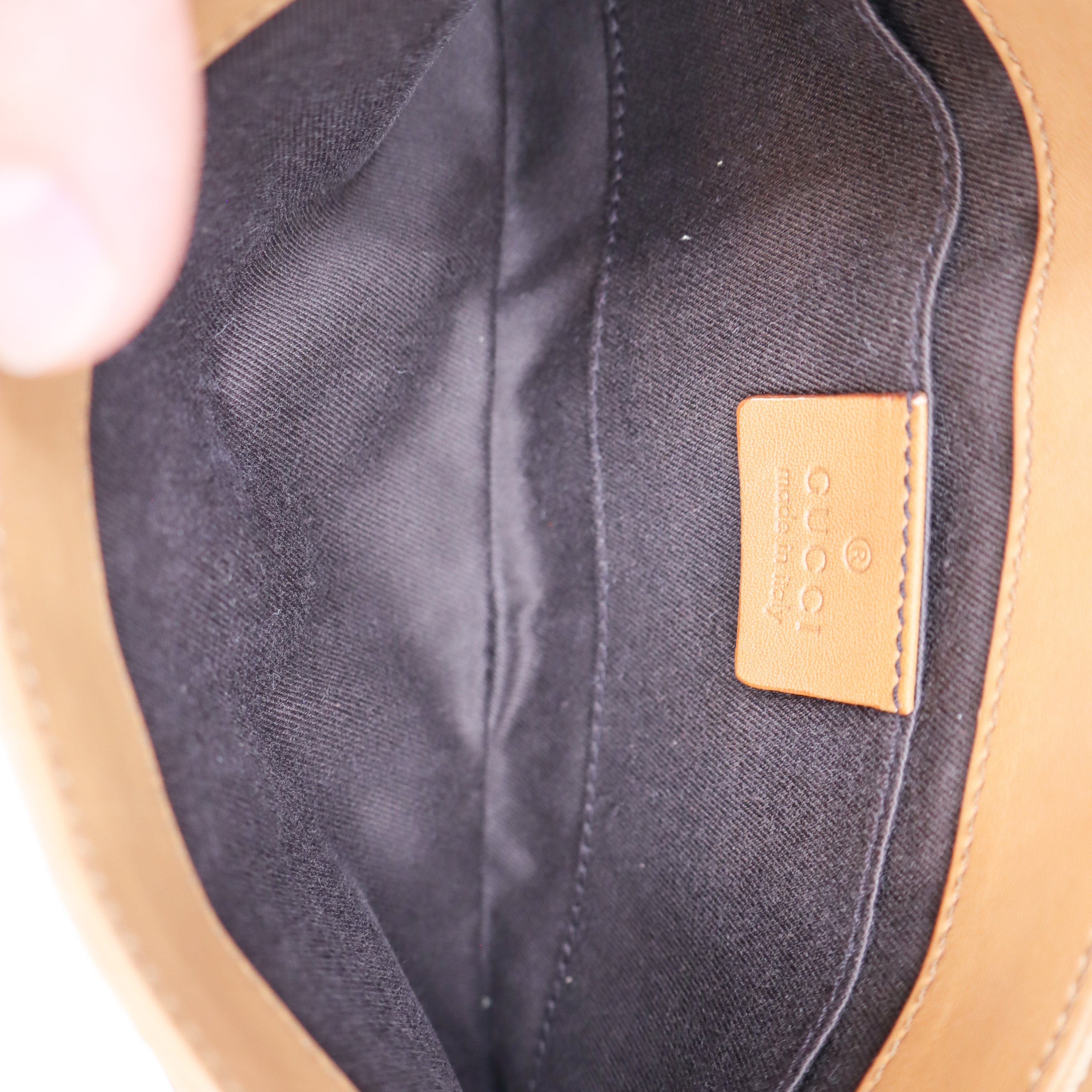 Gucci Two Tone Flap Pochette - 756