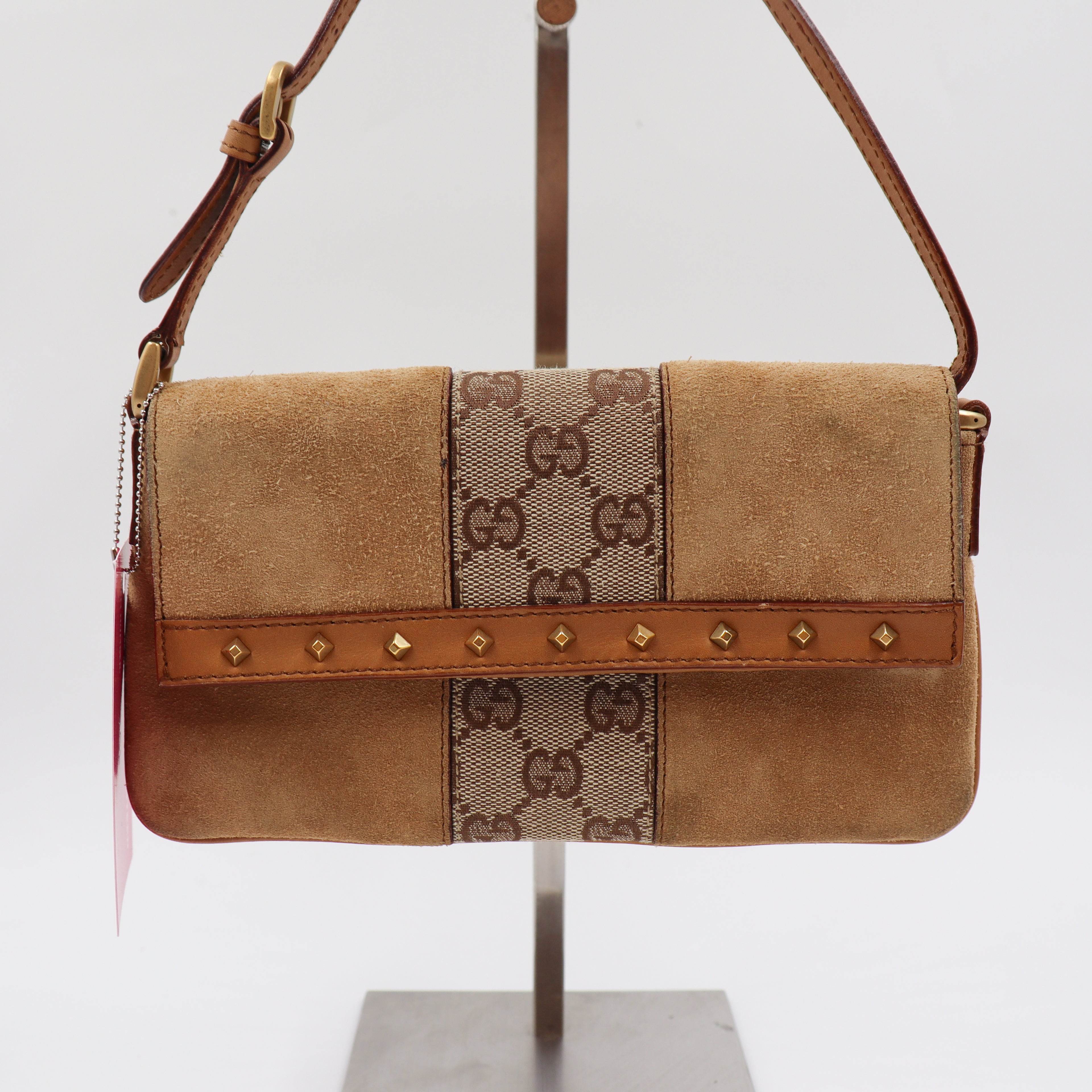 Gucci Two Tone Flap Pochette - 756