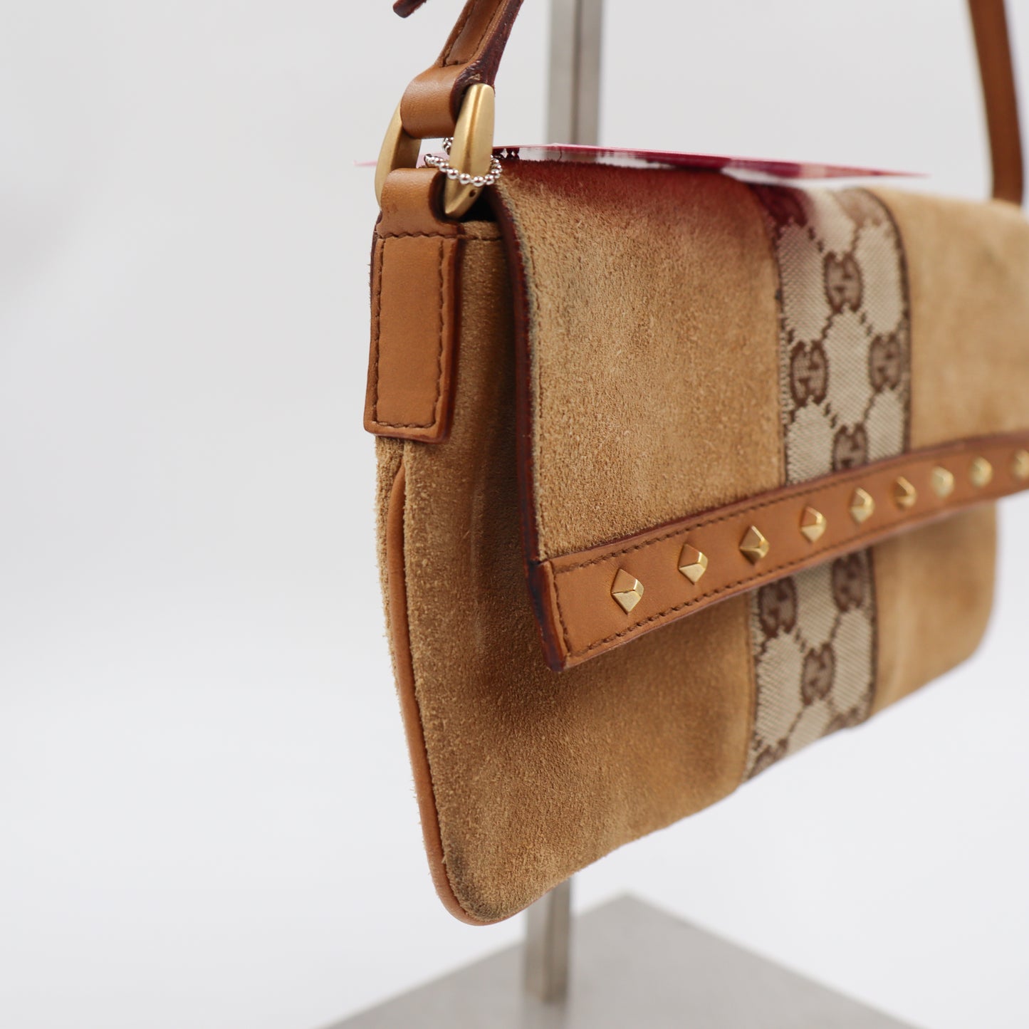 Gucci Two Tone Flap Pochette - 756