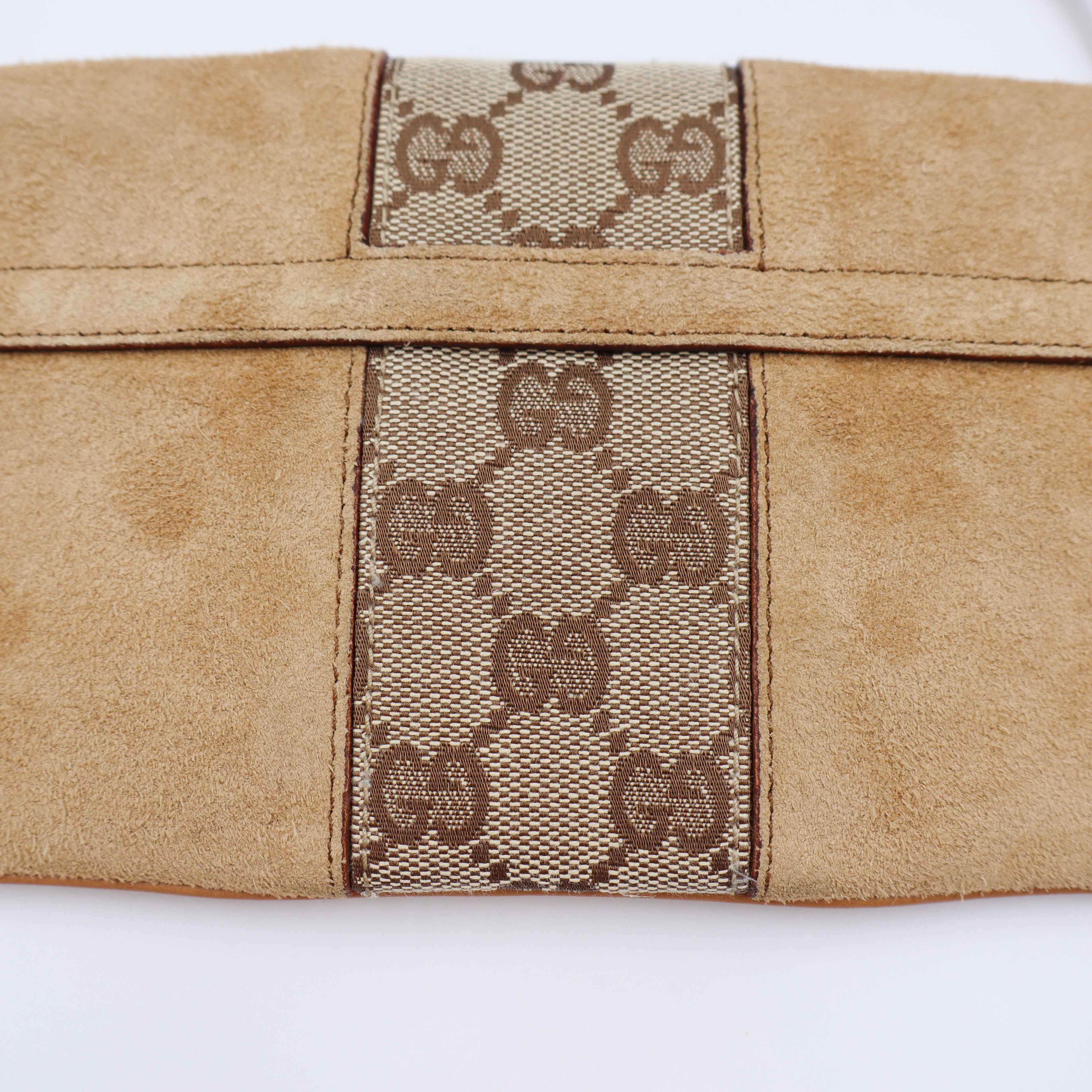 Gucci Two Tone Flap Pochette - 756