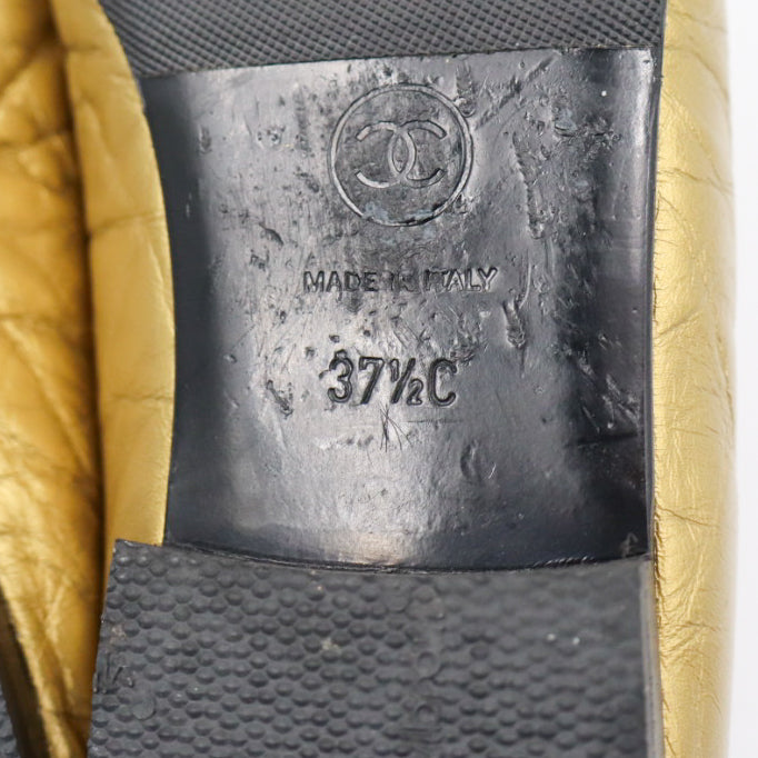 Chanel Ballerina Gold EU 37,5