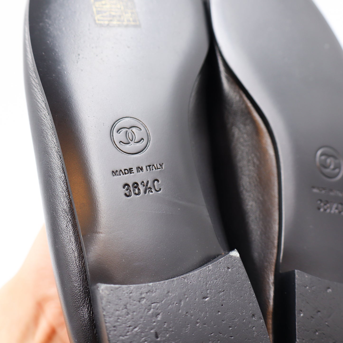 Chanel Ballerina Black EU 38 1/2 - 674