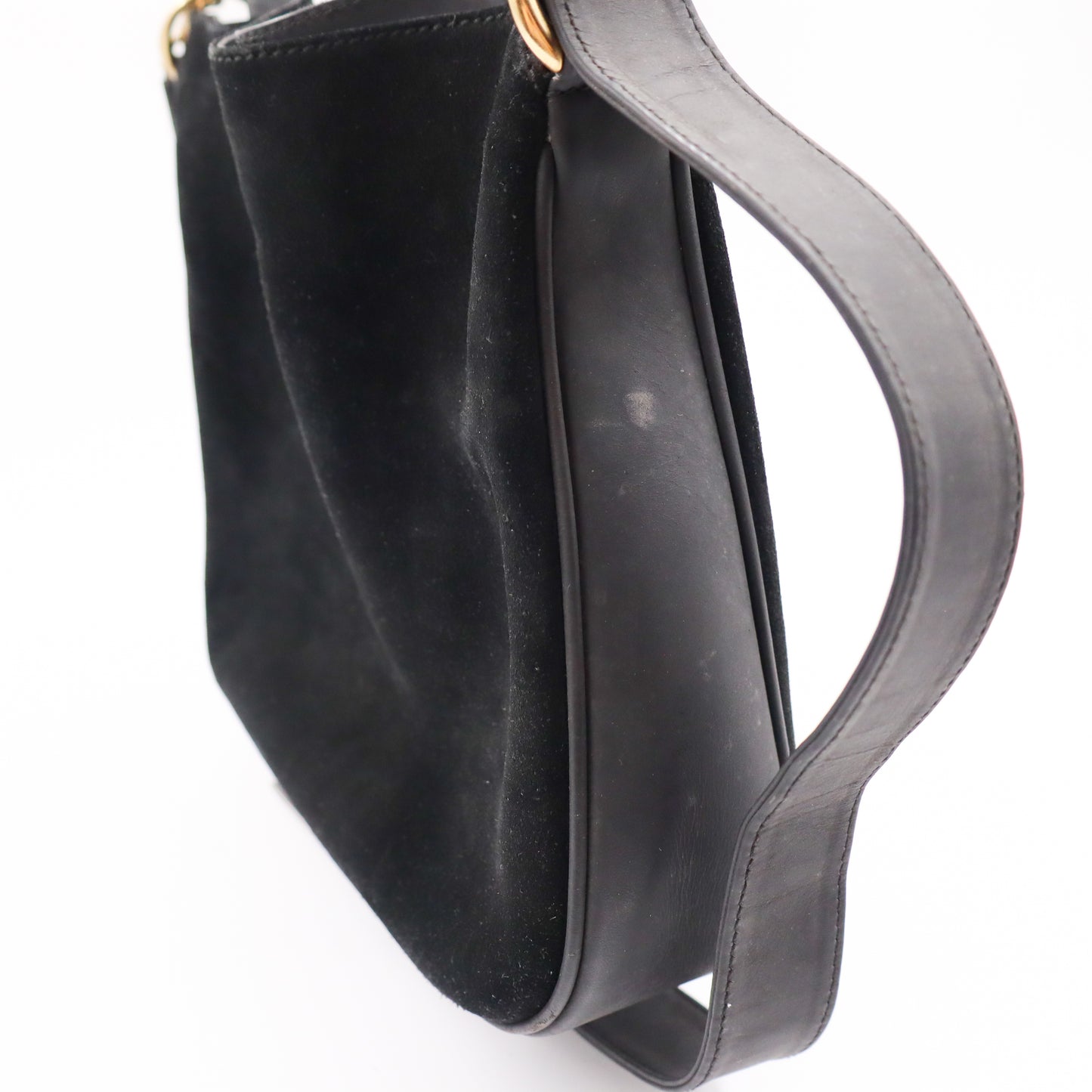 Gucci Bamboo Wildleder Schultergurt - 701