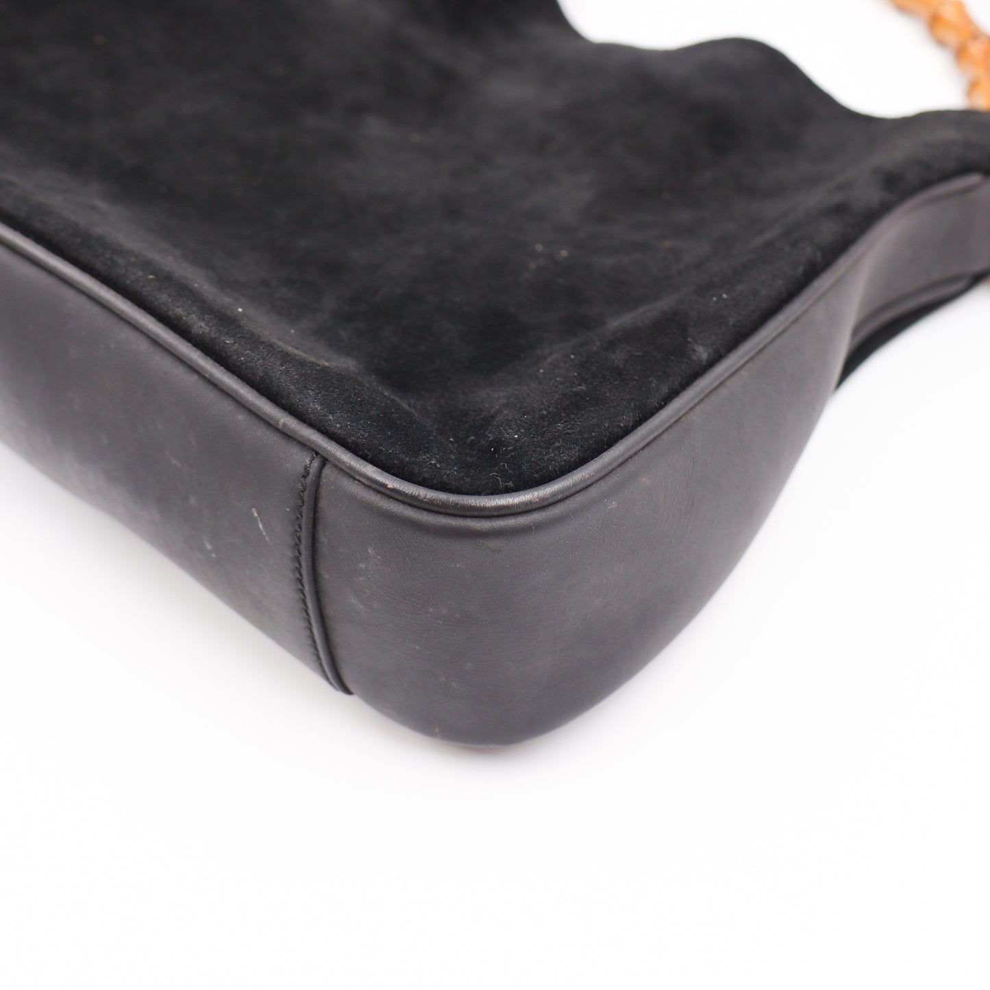 Gucci Bamboo Wildleder Schultergurt - 701