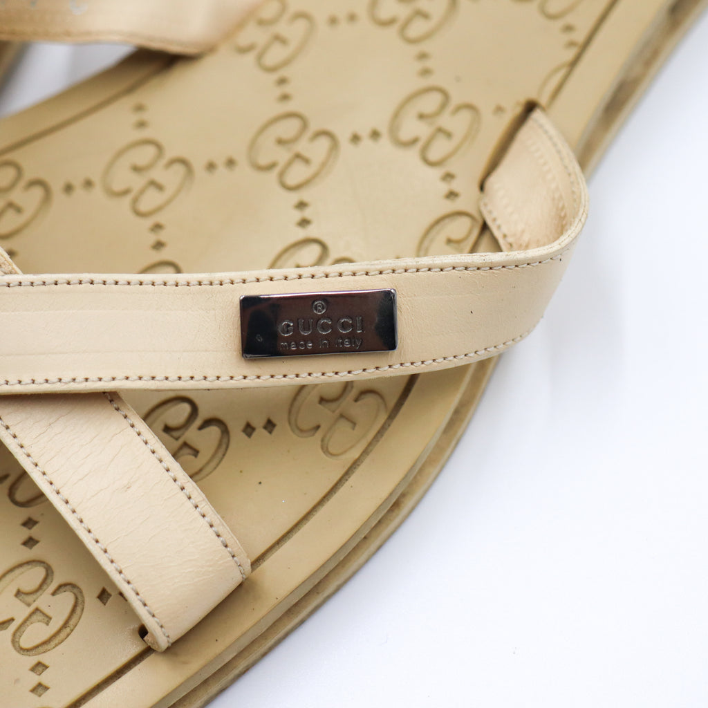 Gucci Monogram Flipflops EU 37,5 - 797