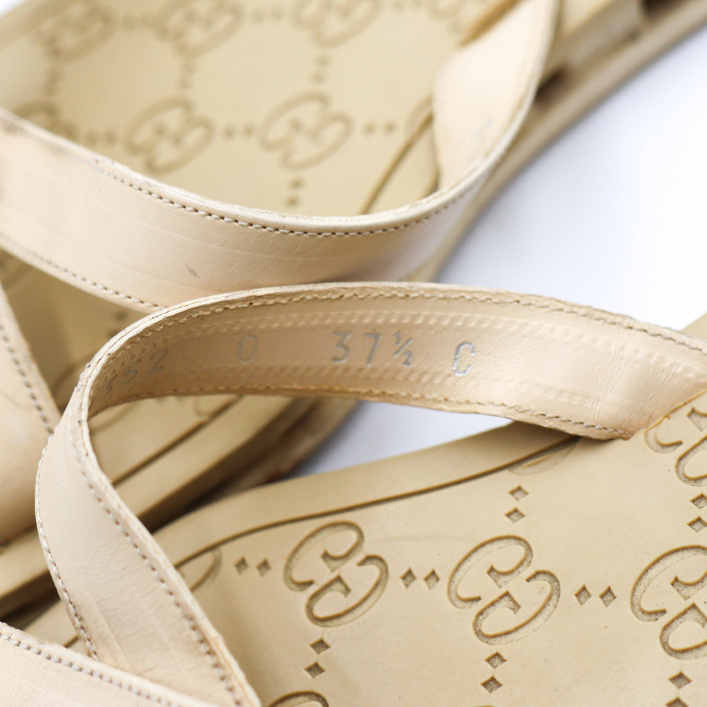 Gucci Monogram Flipflops EU 37,5 - 797