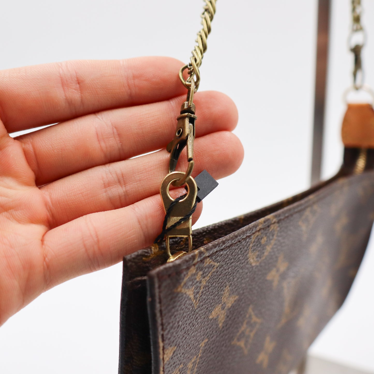 Louis Vuitton Mini Pochette on Chain - 833