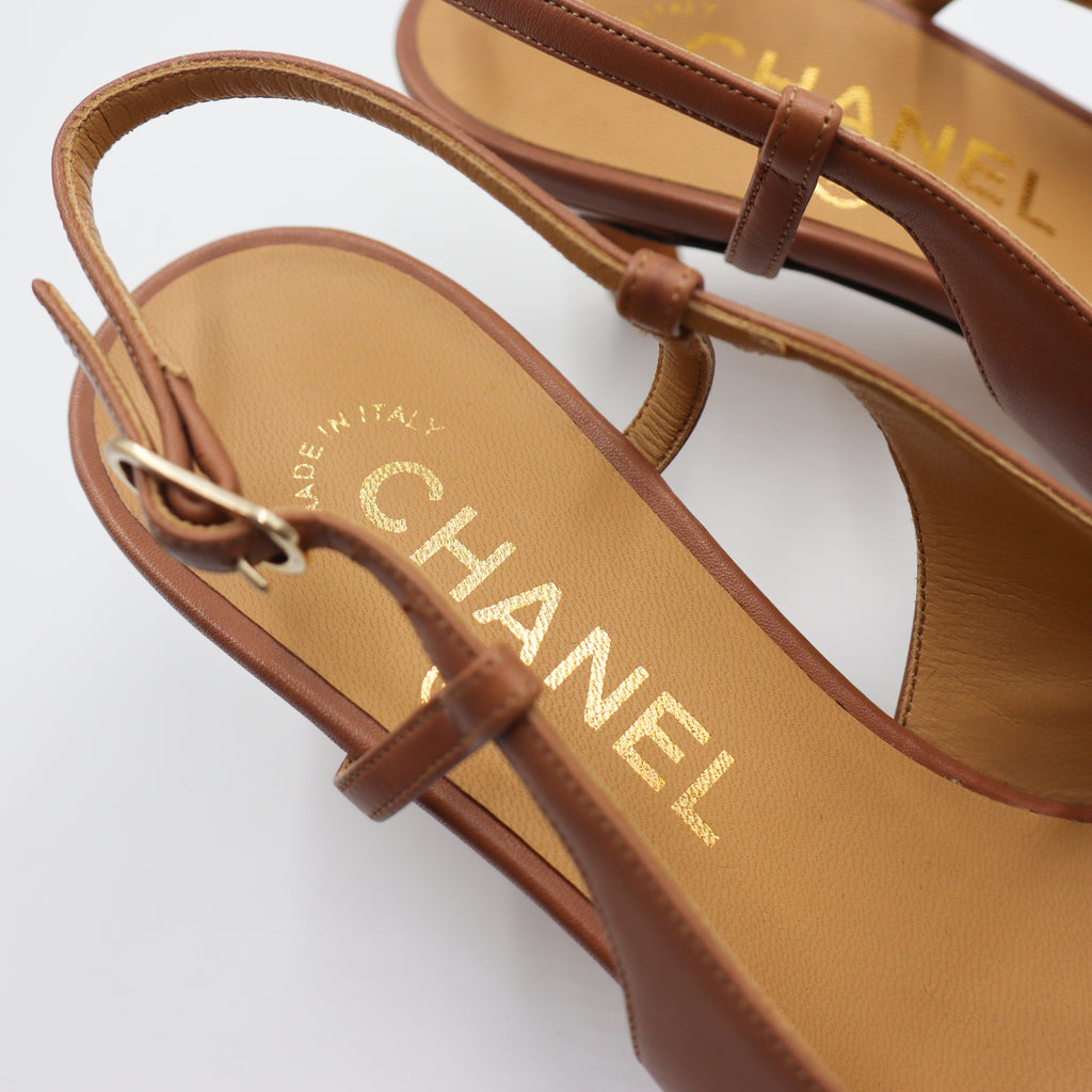 Chanel Mules Heels EU 36,5 - 907