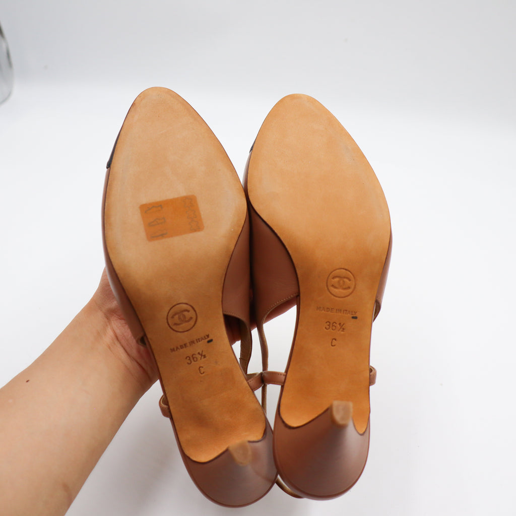 Chanel Mules Heels EU 36,5 - 907