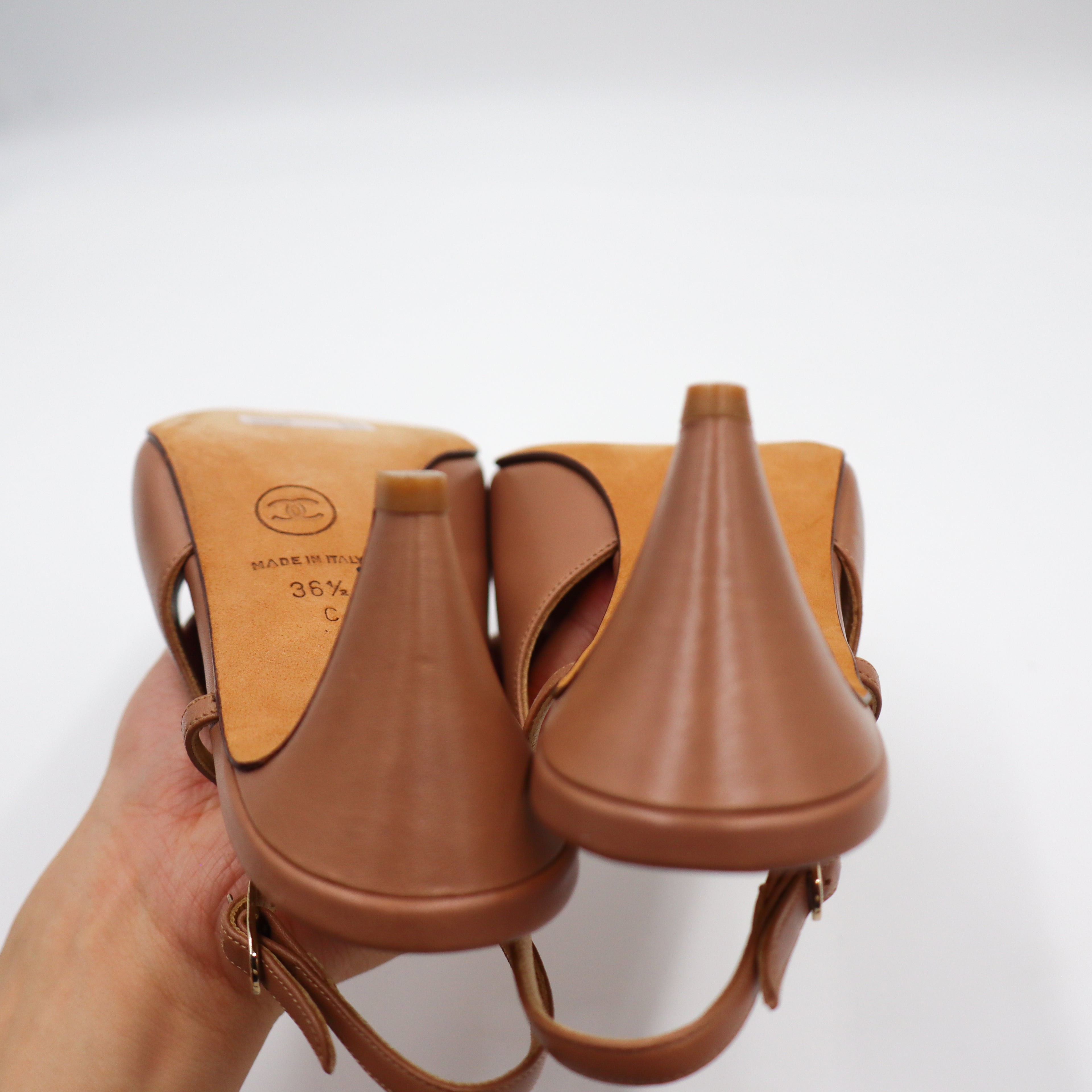 Chanel Mules Heels EU 36,5 - 907