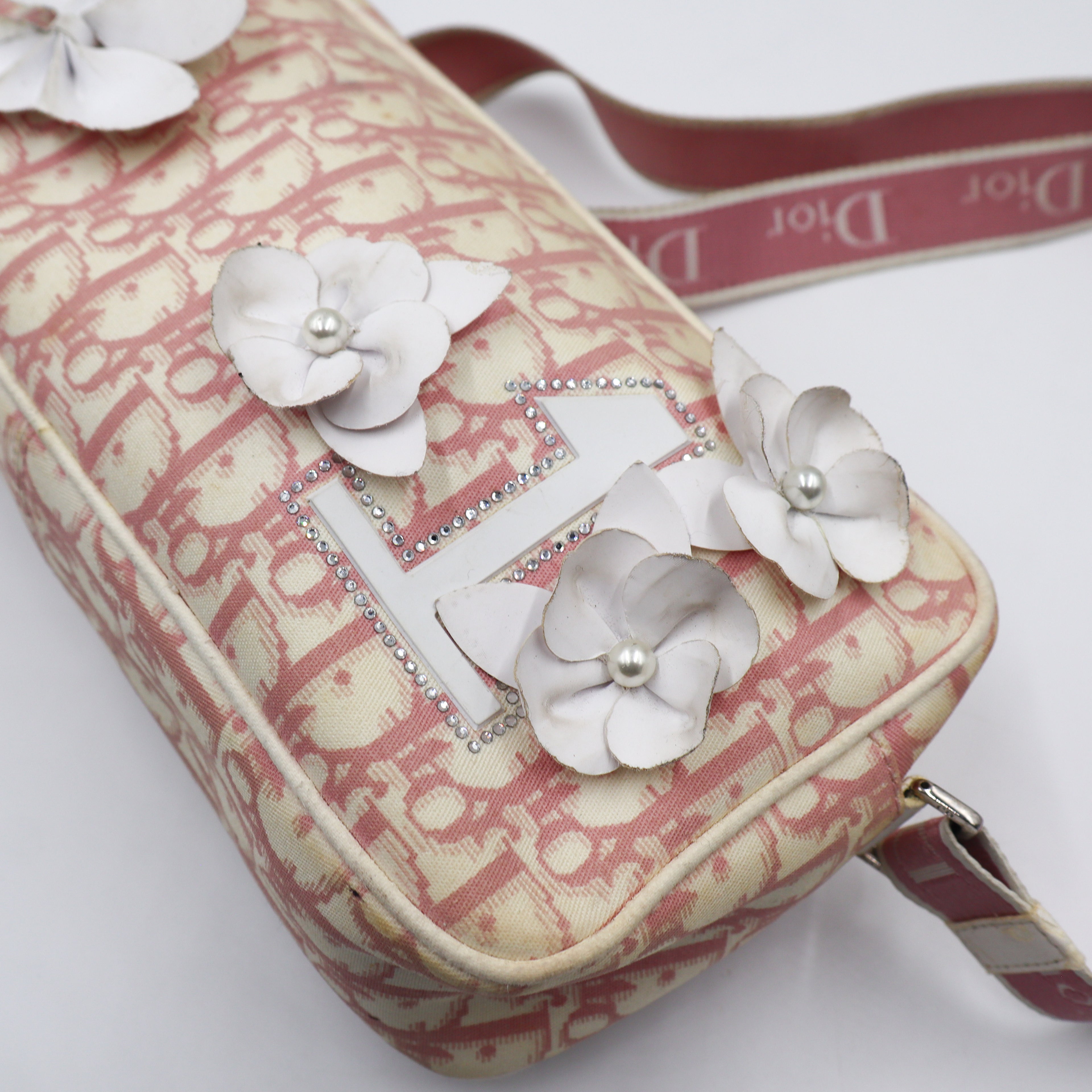 Dior Monogram Trotter Flower Oblique - 837