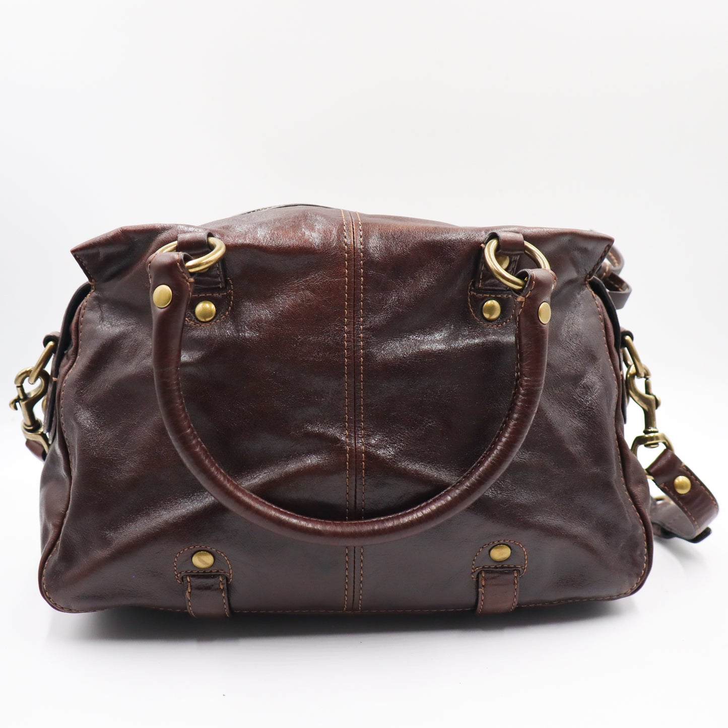 Coach Brown Hobo Tote Bag - 845