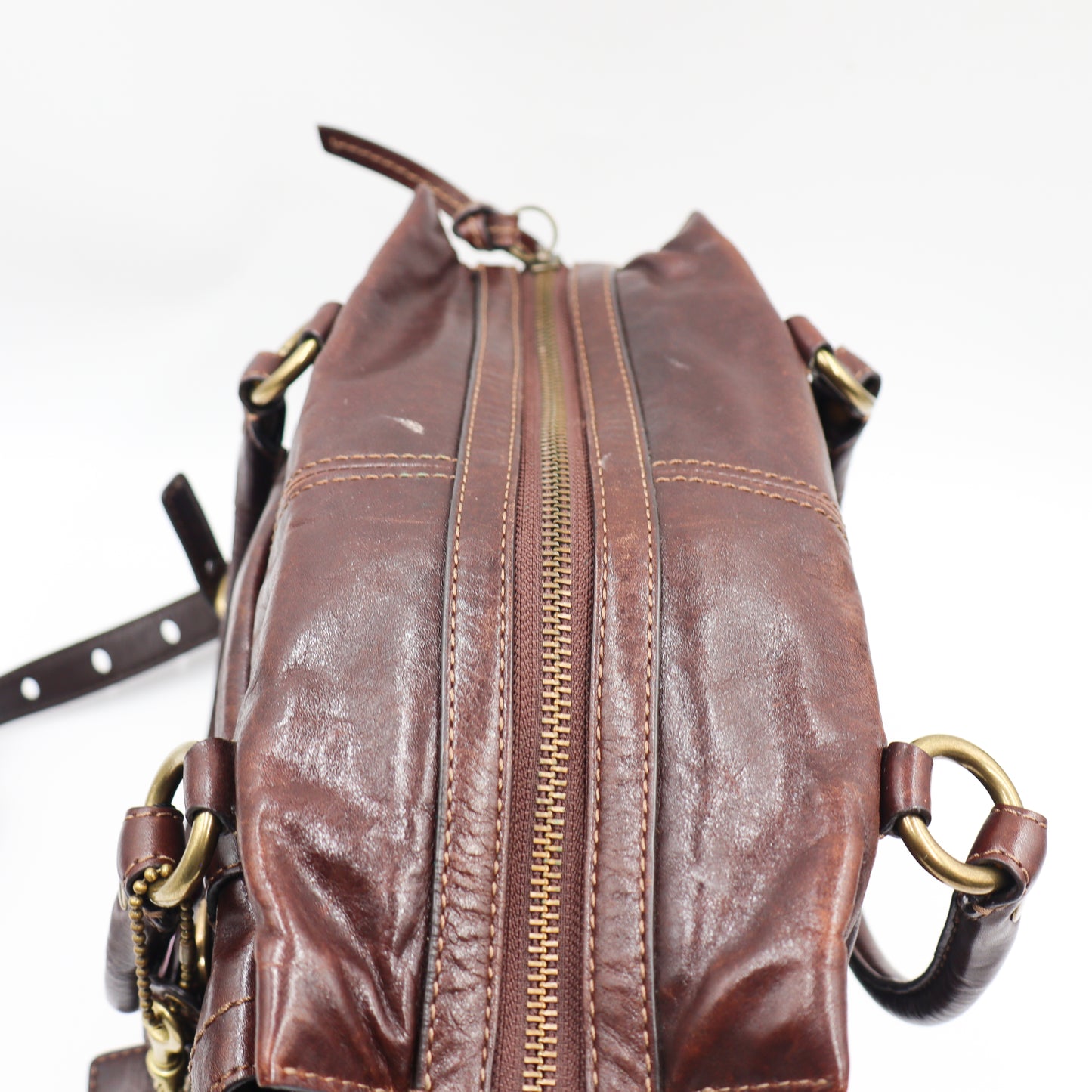 Coach Brown Hobo Tote Bag - 845