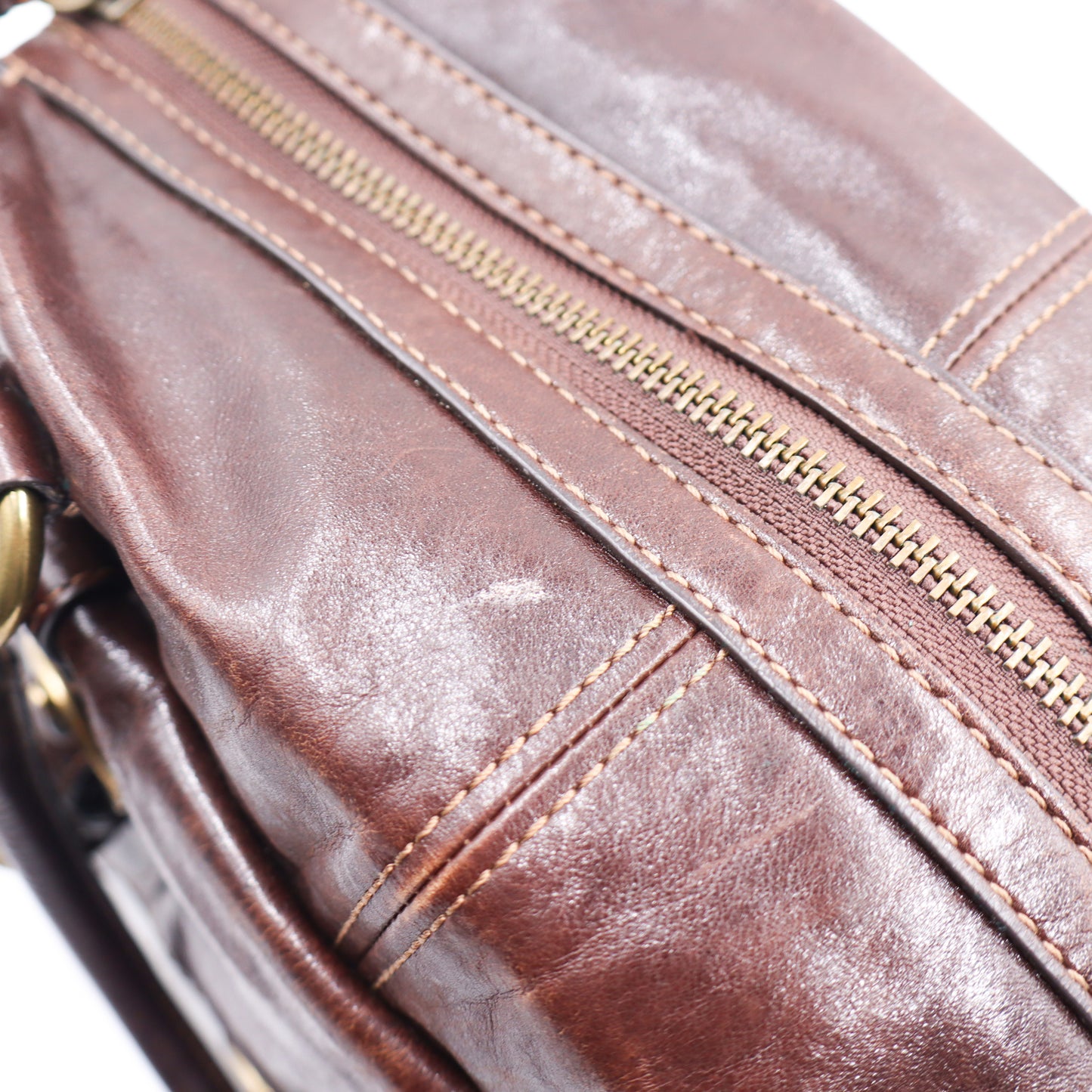 Coach Brown Hobo Tote Bag - 845