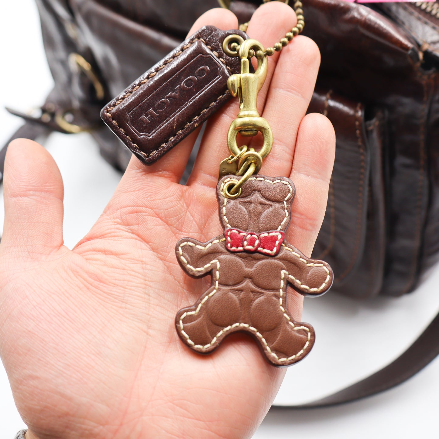 Coach Brown Hobo Tote Bag - 845