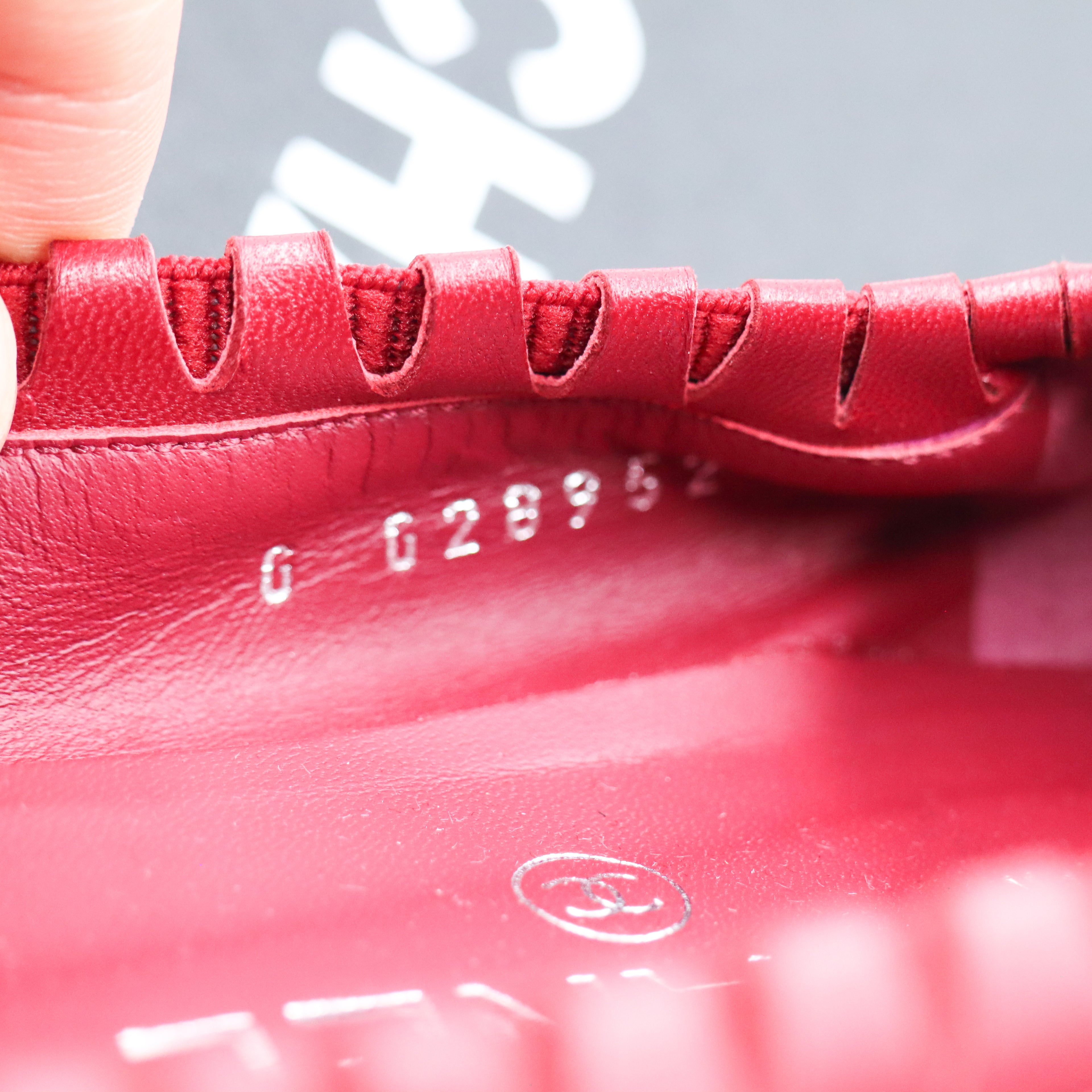 Chanel Ballerina Cherry Red EU 37 -  836