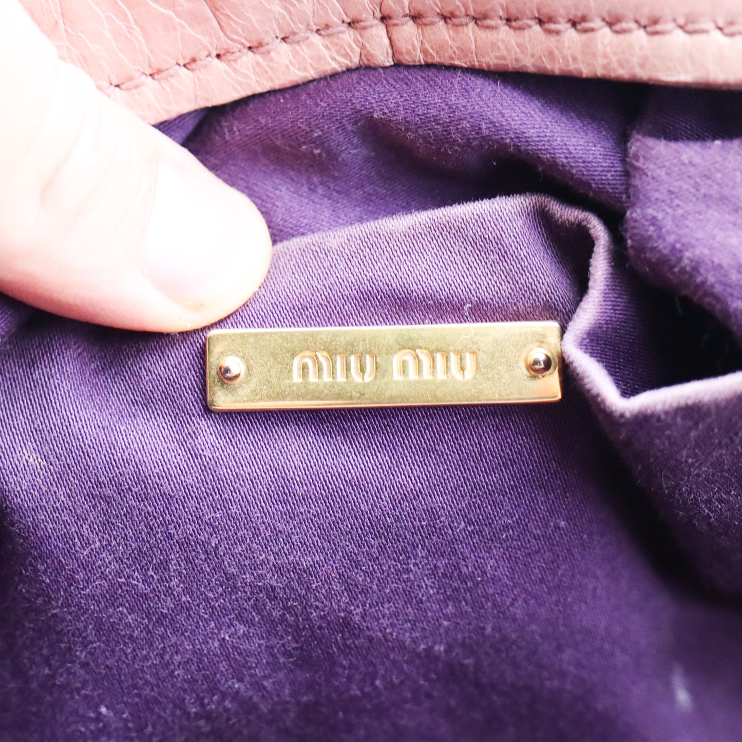 Miu Miu Matelasse Pink - 865