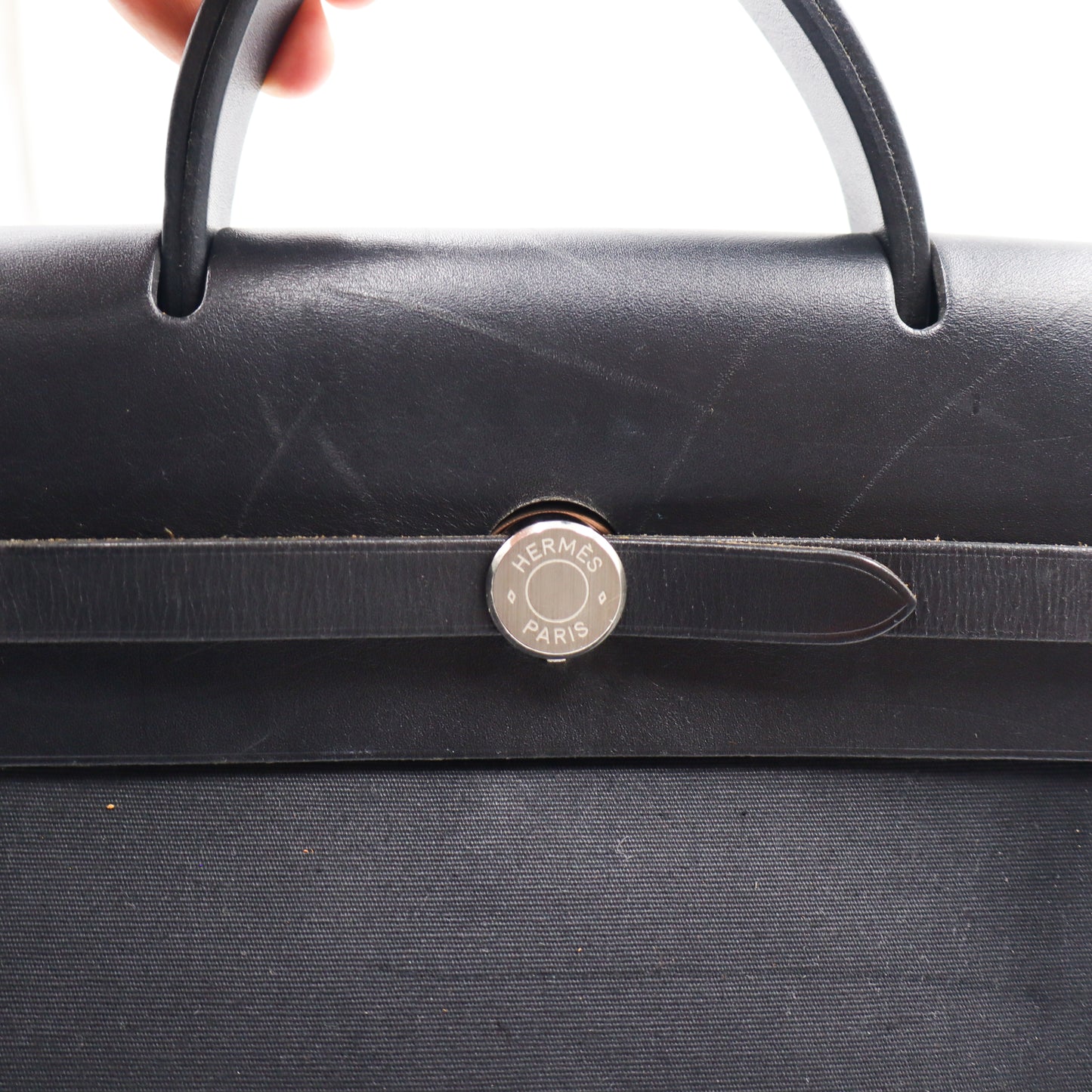 Hermes Herbag Black PM - 874