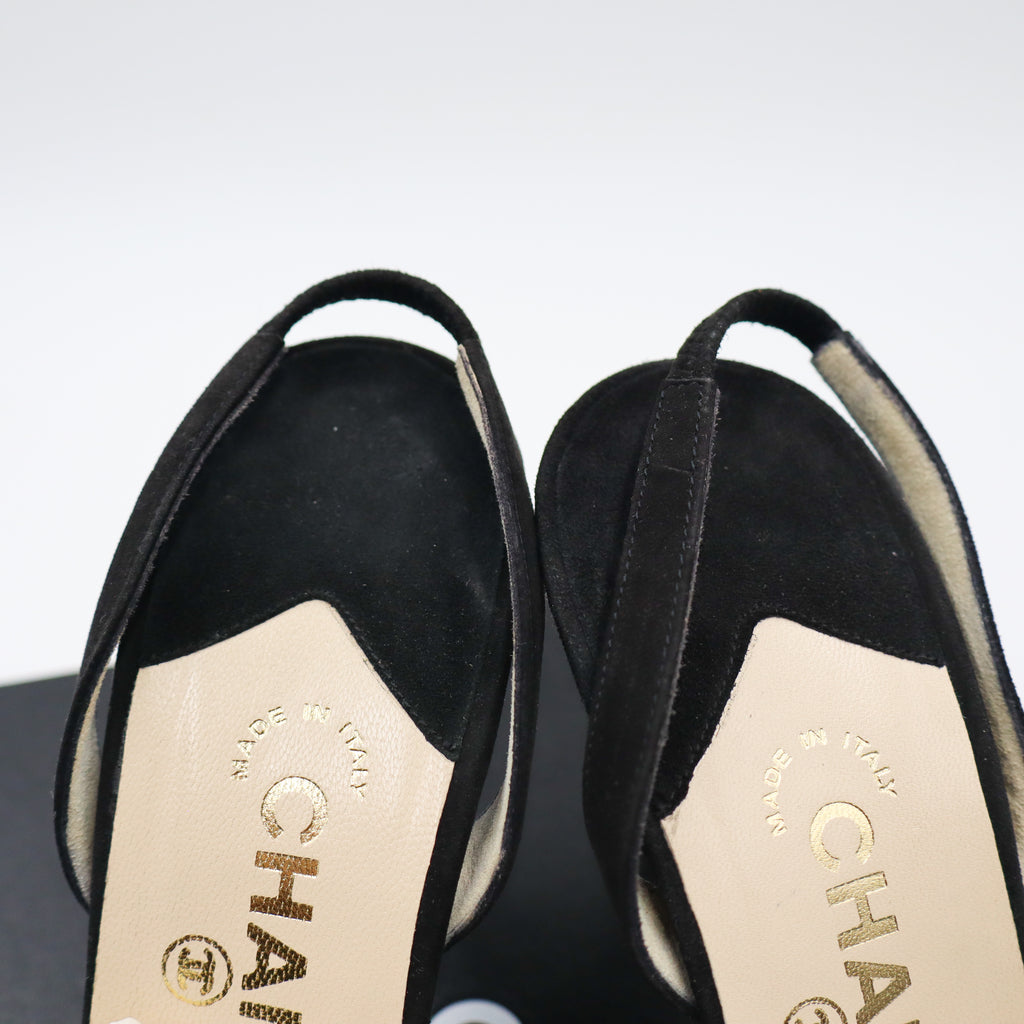 Chanel Heels Suede EU 36,5 - 976